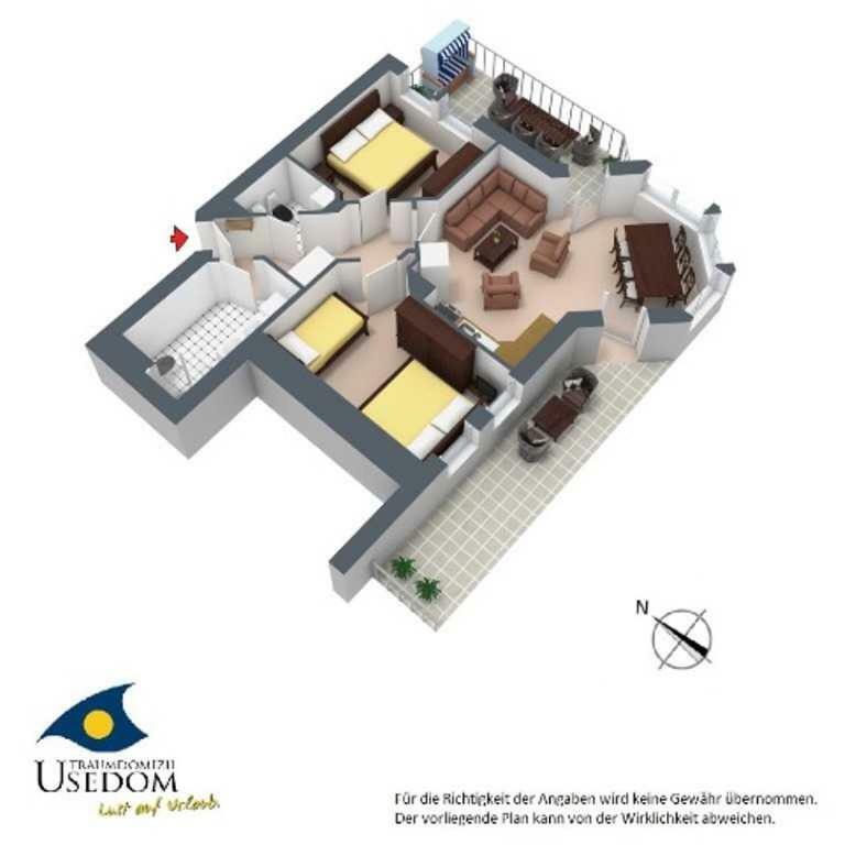 Duenen-Residenz B 05 Lägenhet Heringsdorf  Exteriör bild